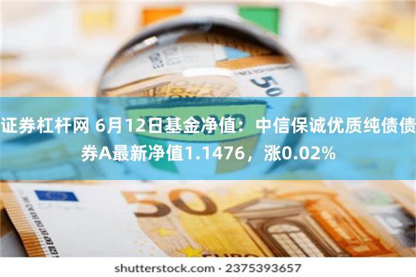 证券杠杆网 6月12日基金净值：中信保诚优质纯债债券A最新净值1.1476，涨0.02%