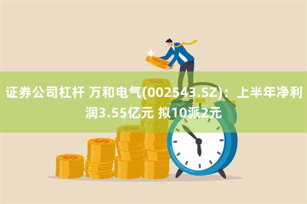 证券公司杠杆 万和电气(002543.SZ)：上半年净利润3.55亿元 拟10派2元