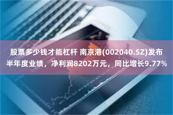 股票多少钱才能杠杆 南京港(002040.SZ)发布半年度业绩，净利润8202万元，同比增长9.77%