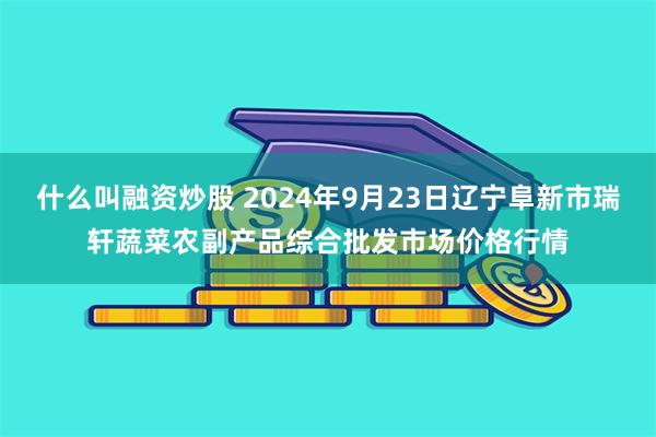 什么叫融资炒股 2024年9月23日辽宁阜新市瑞轩蔬菜农副产品综合批发市场价格行情